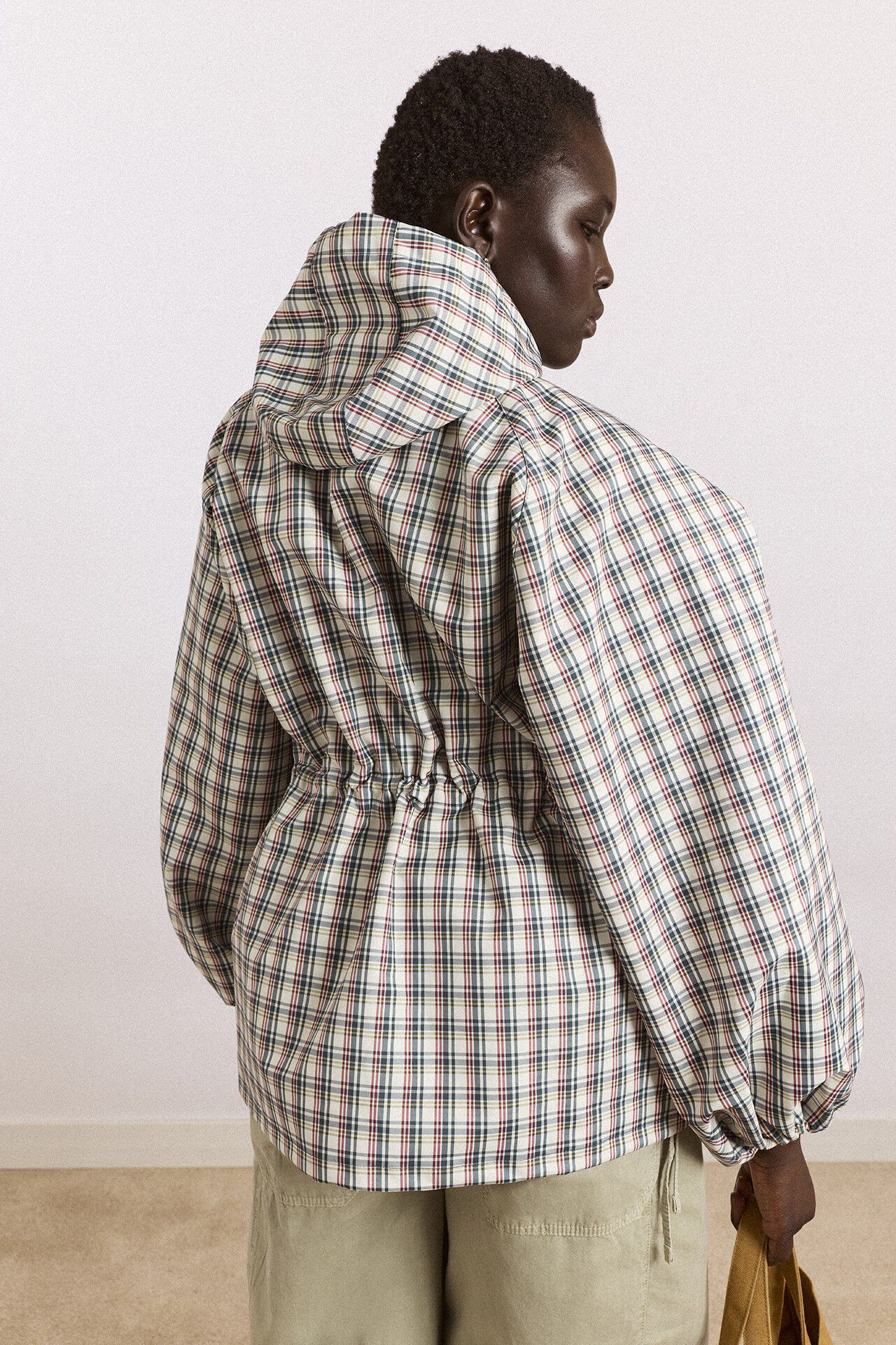 LIU RAINCOAT - ELDERBERRY CHECK