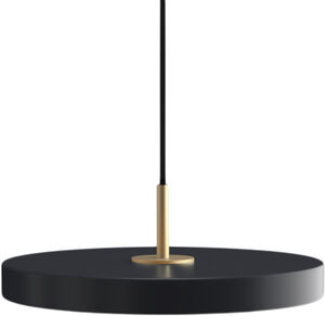 Asteria Mini anthracite Ø 31 x 10,5 cm, 2. 7m cordset