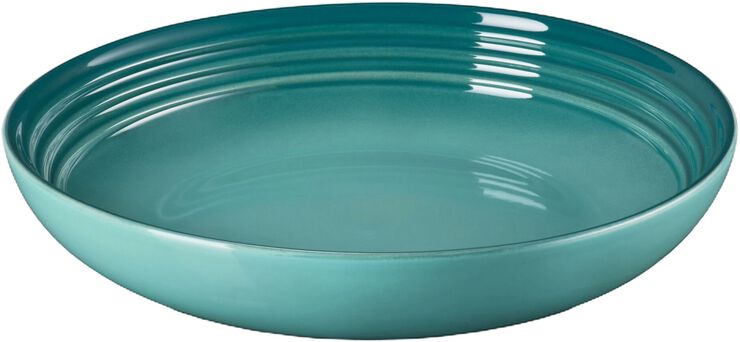 Le Creuset Signature stentøj pastatallerken 22cm Bleu Riviera