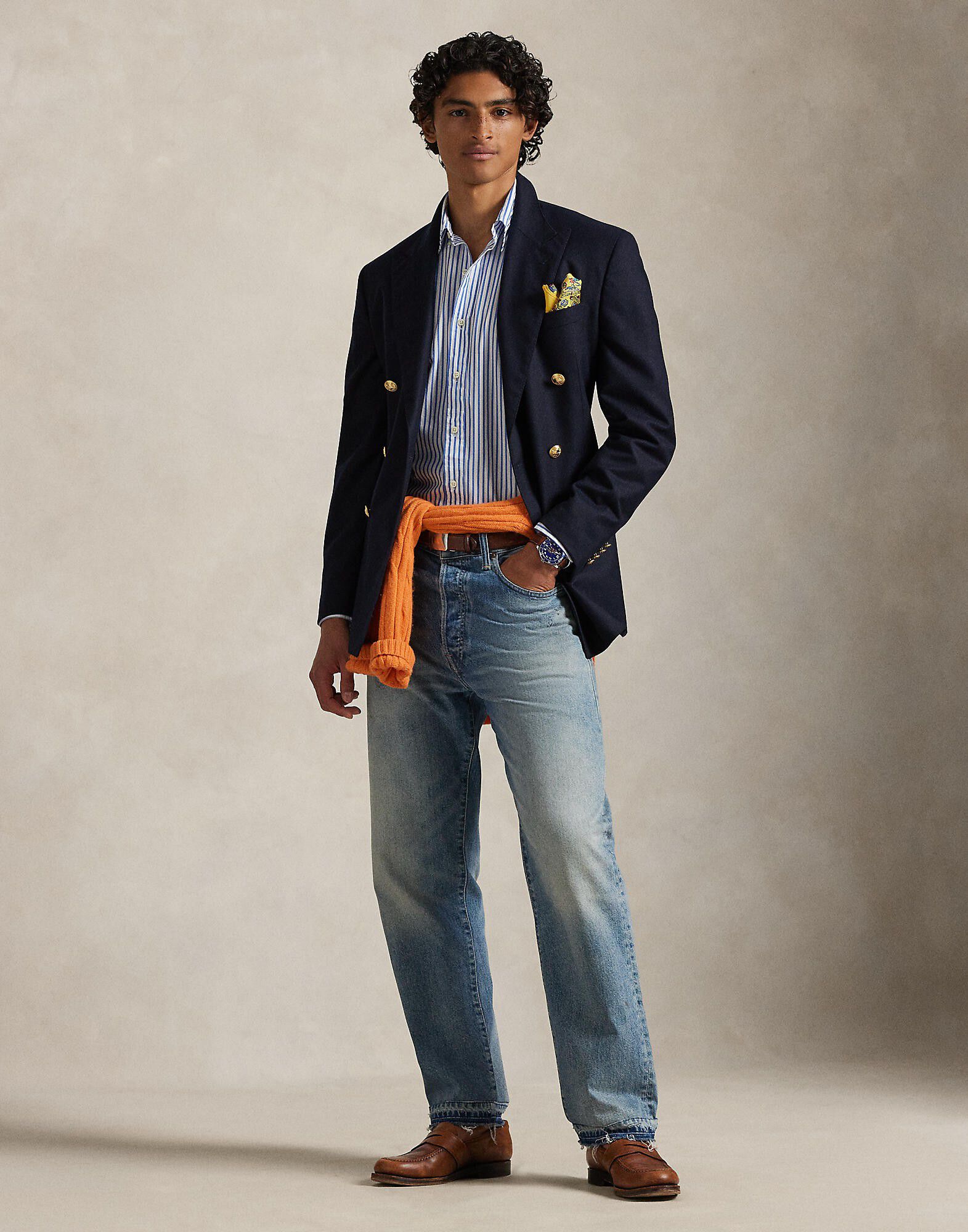 Custom Fit Striped Broadcloth Shirt