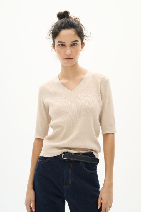 LeenahIW V-Neck Blouse