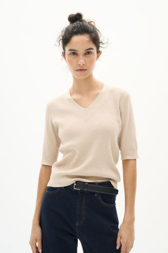 LeenahIW V-Neck Blouse