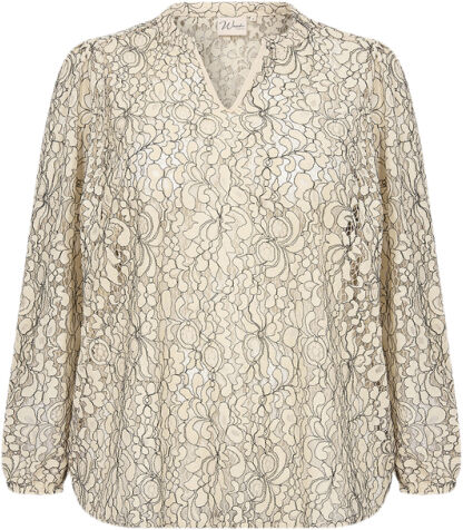 Curvy WA-KILA 1 Bluse Creme