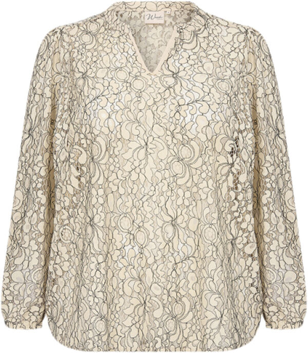 Curvy WA-KILA 1 Bluse Creme