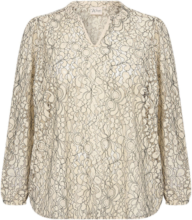 Curvy WA-KILA 1 Bluse Creme