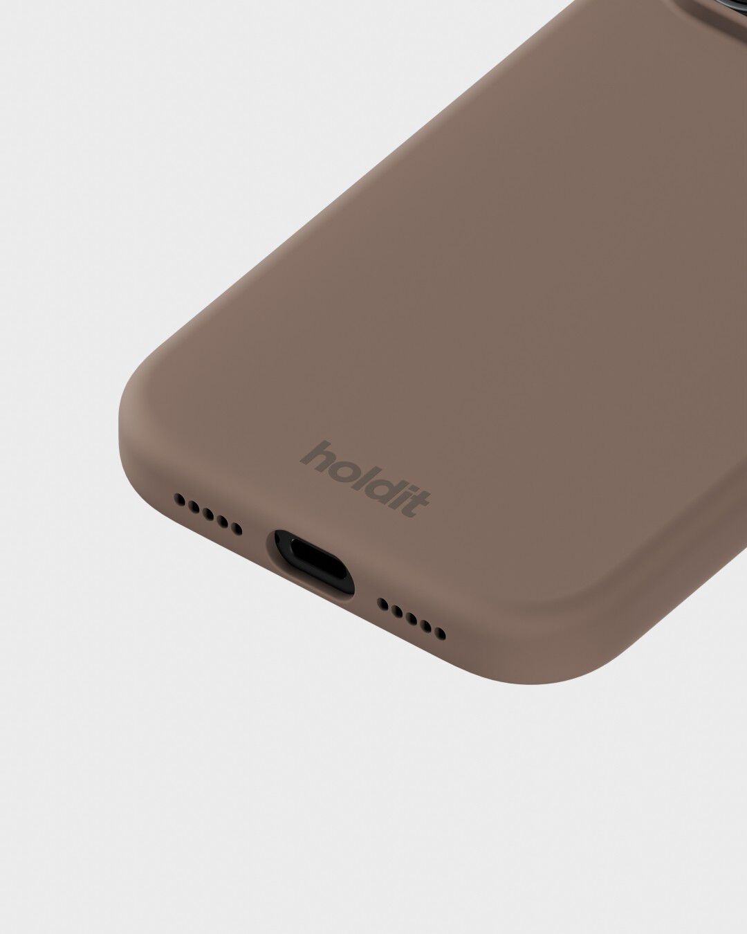 Silicone Case iPhone 17 Pro Mocha Brown