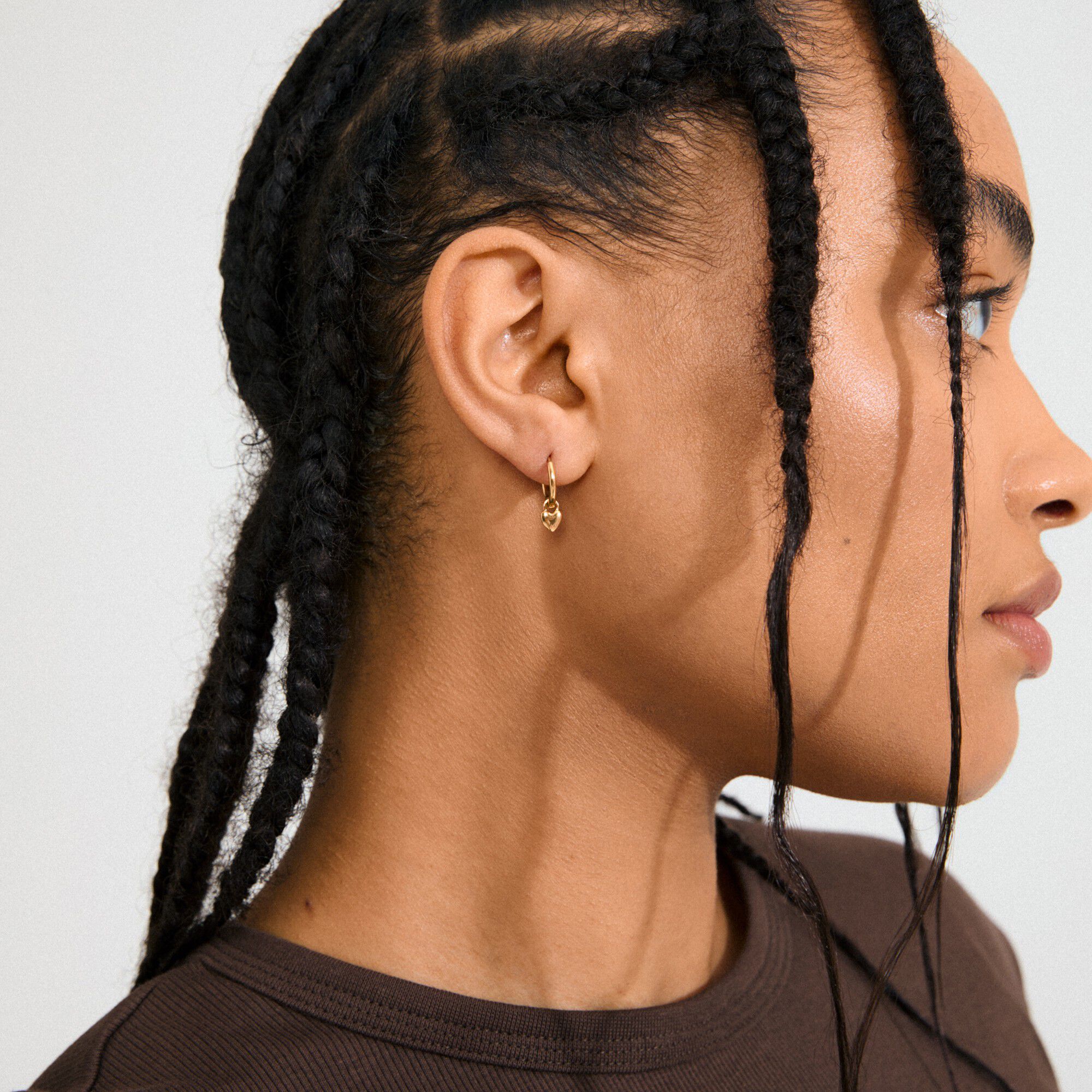 ALAIA earrings gold-plated