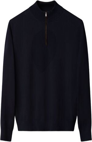 Merino Quarter Zip Knit Polo