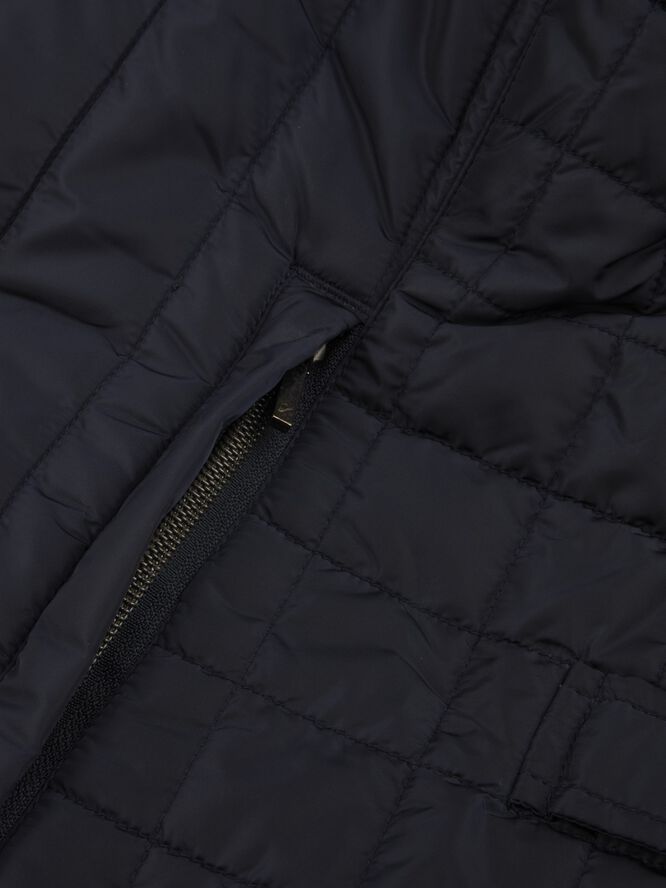 Vest Quilted Zip Nylon