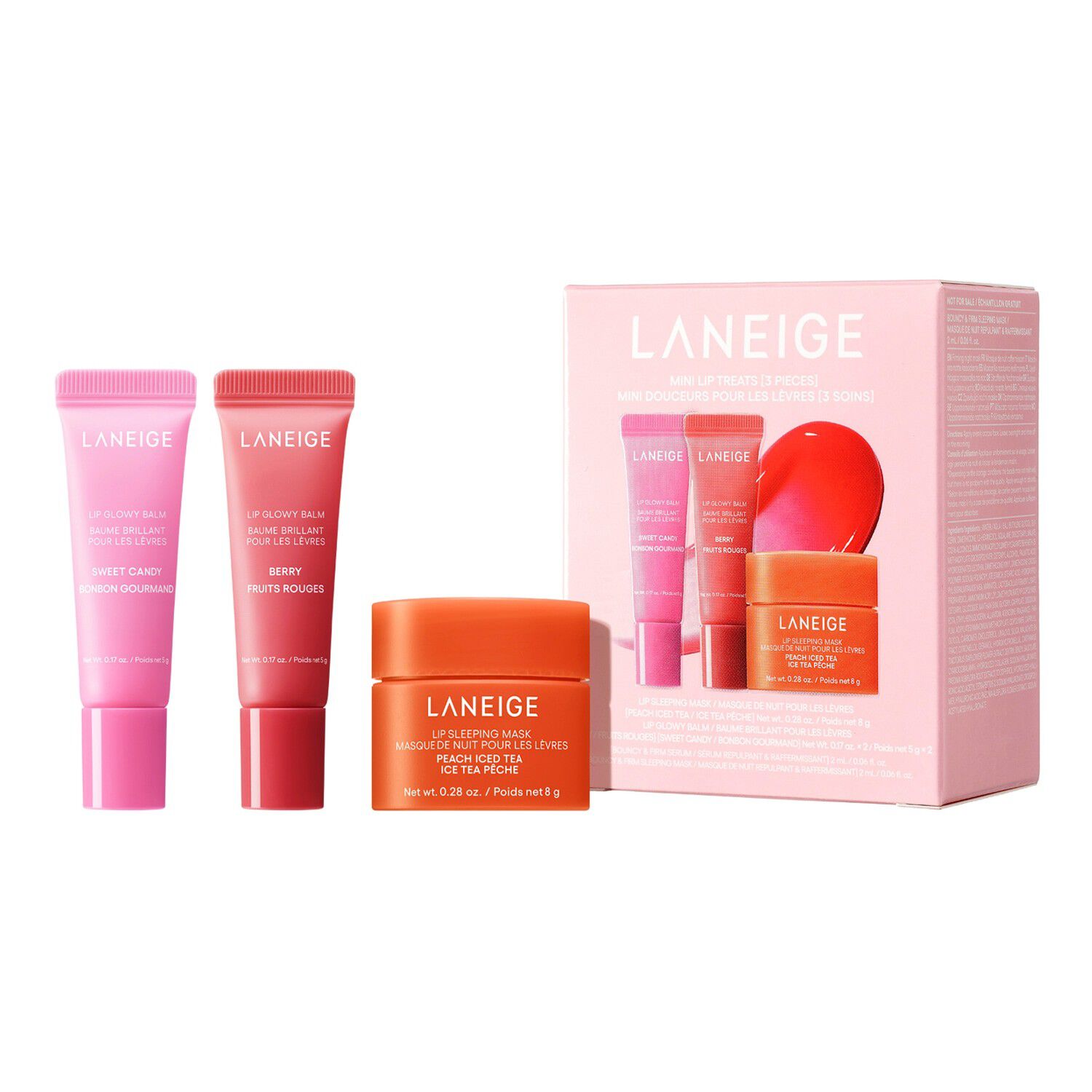 Mini Lip Treats - Set f&ouml;r &aring;terfuktade l&auml;ppar dag & natt