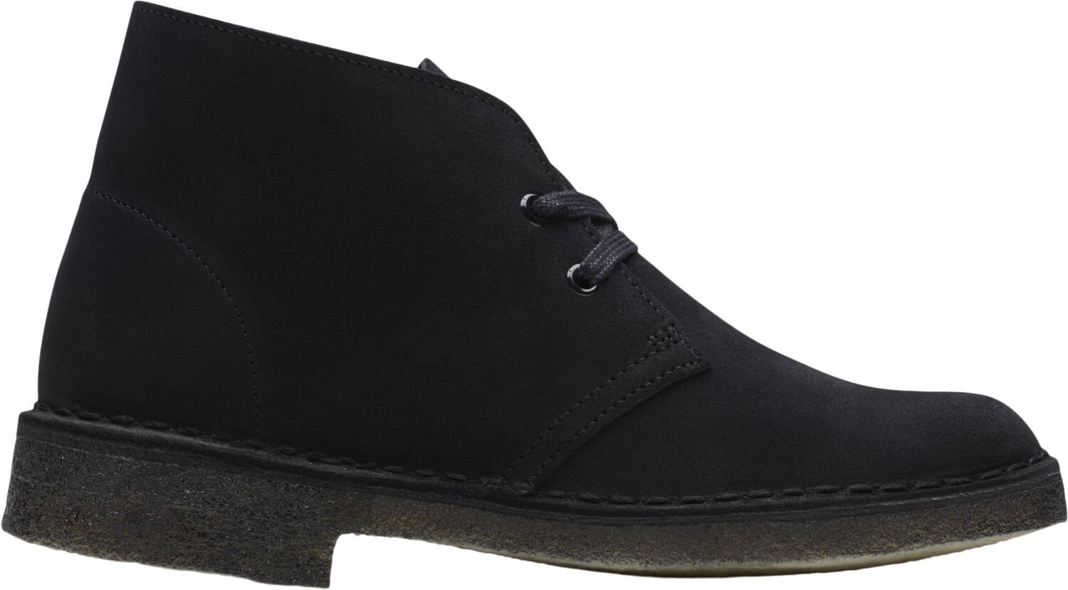 Desert Boot. Black Sde, D, 4