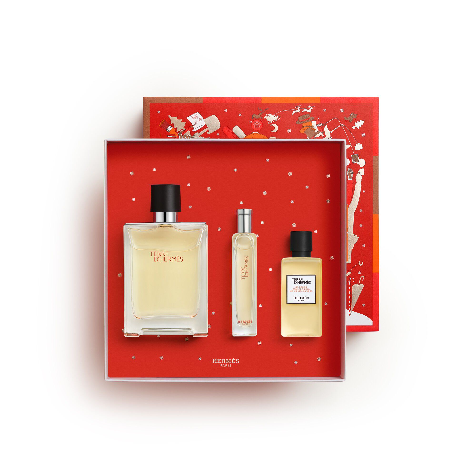 TERRE D'HERM&Egrave;S EDT SET 100ML + 15ML + SHOWER GEL 40ML