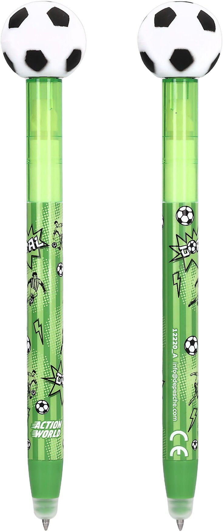 Viskbar gel pen Fodboldtop