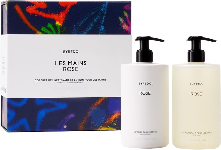 BYR HAND WASH & LOTION SET ROSE H25