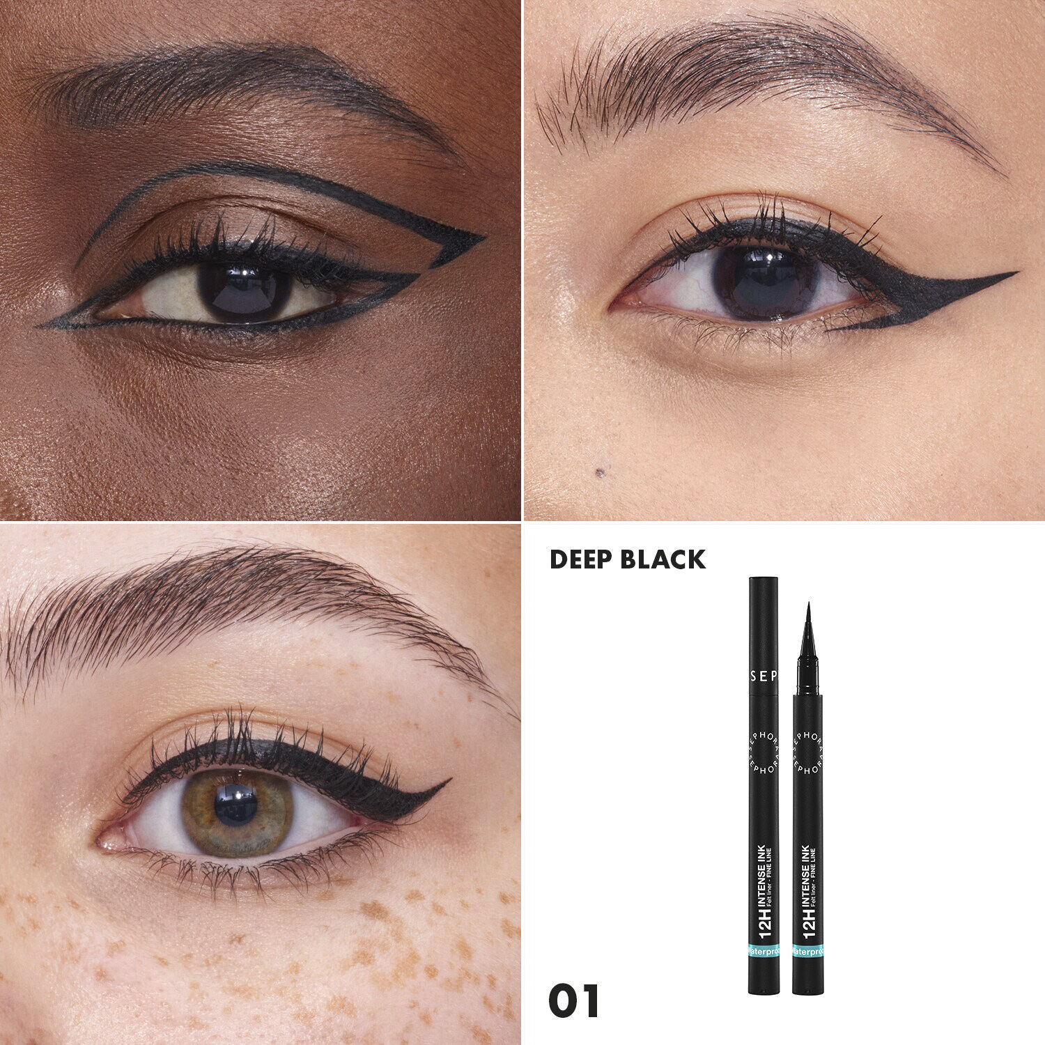 12H Intense Ink Felt Liner Fine Line - Superexakt och intensiv eyelin