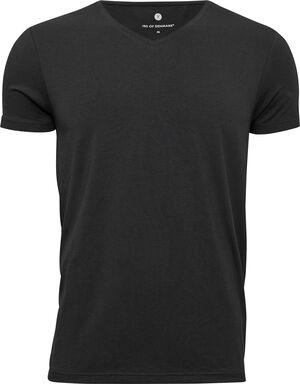 T-shirt med v-hals i bambus