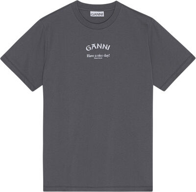 Basic Jersey Ganni Relaxed T-shirt