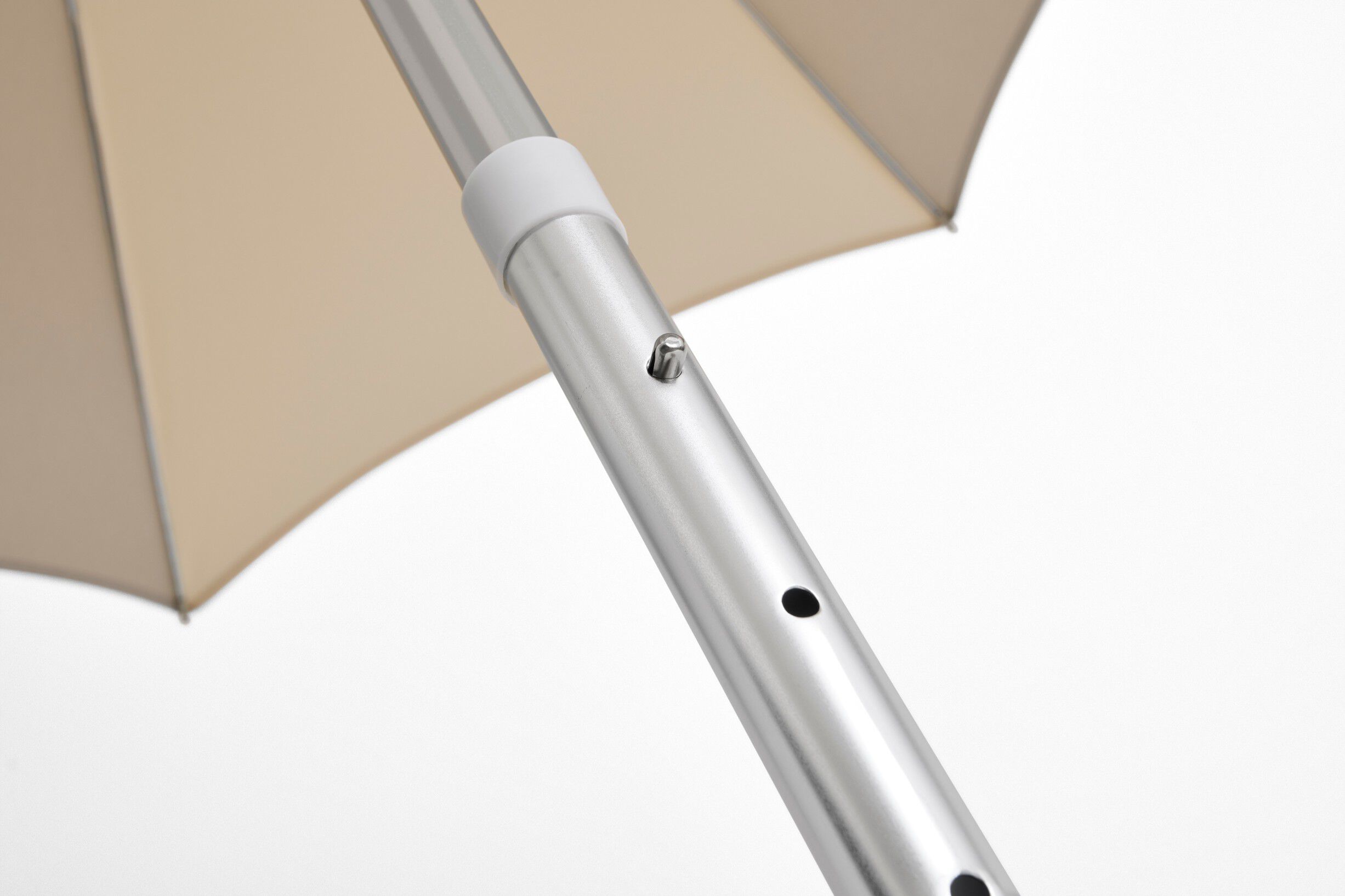 Terrazza Parasol-Octagon-Off-white and grey
