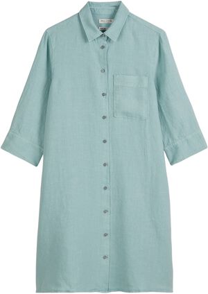 Dress, shirt dress, A-shaped, 3 4 s