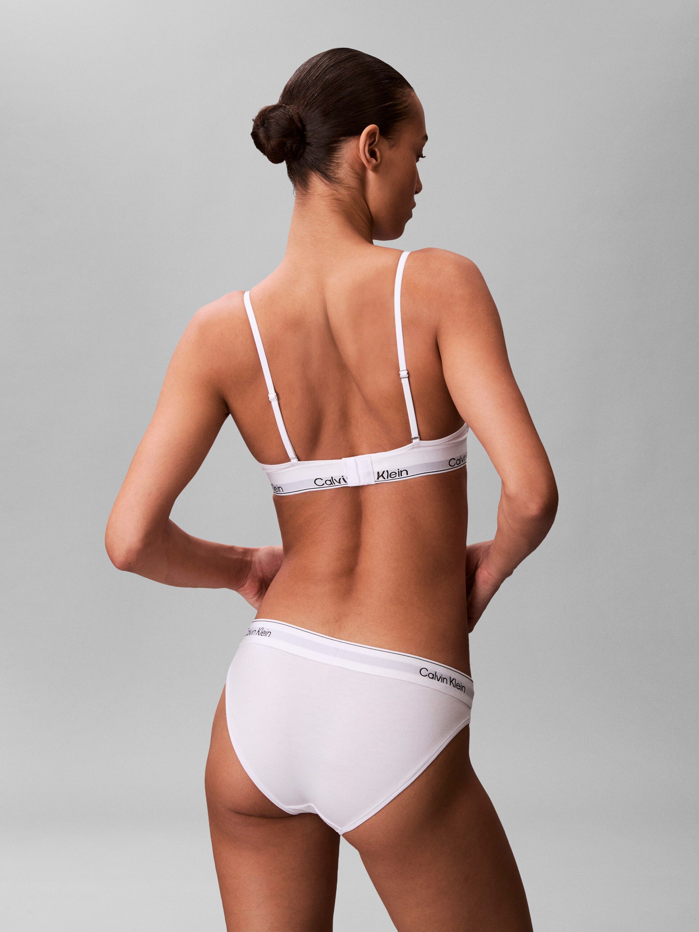 Icon Cotton Modal Lightly Lined Plunge Bra