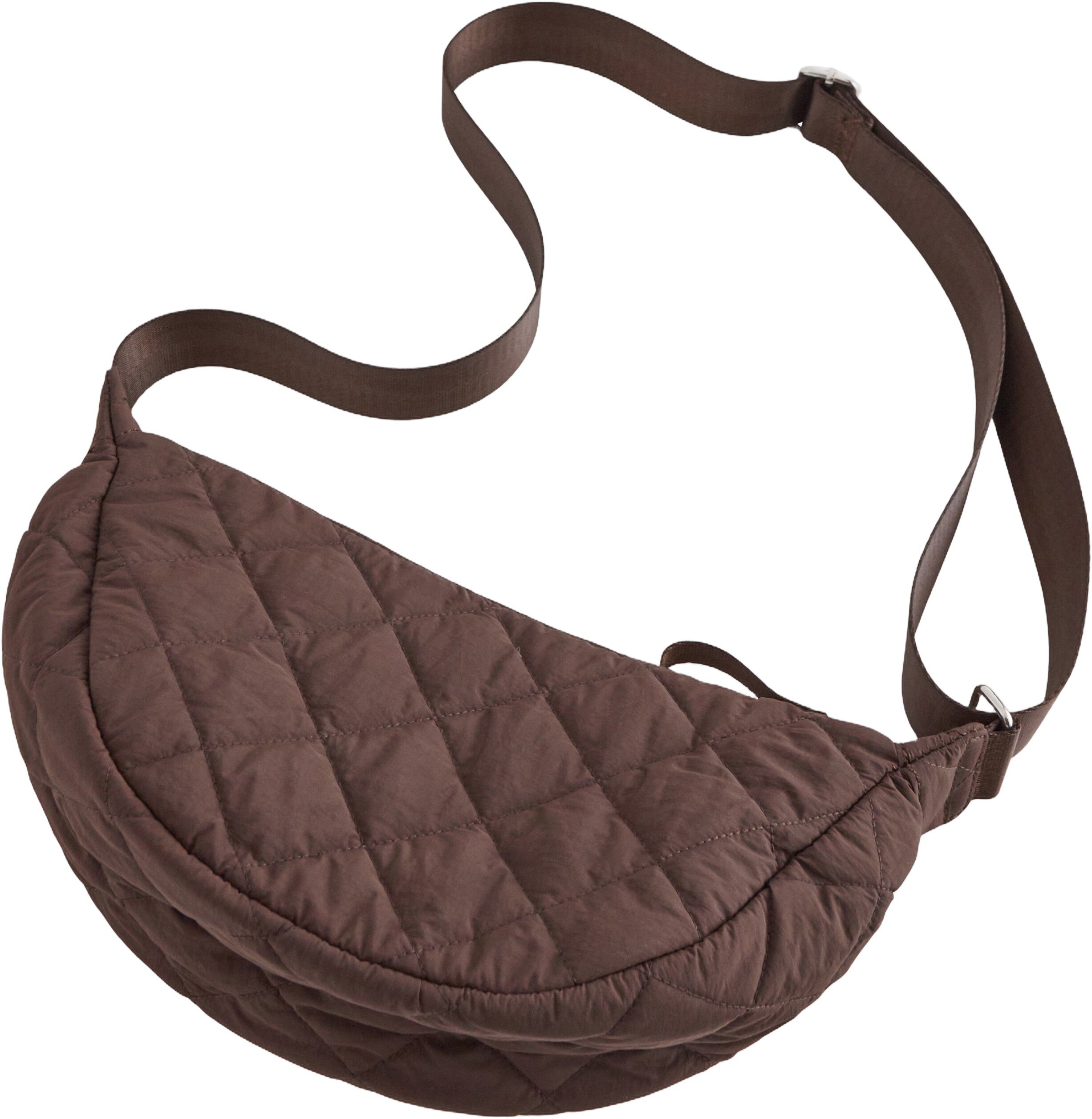 Lightly padded and quilted crossbod
