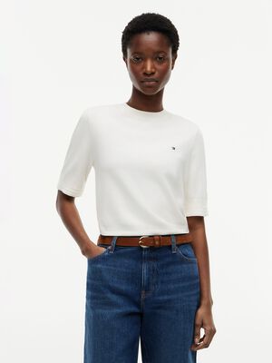 CO JERSEY FINE GG C-NK SS SWT