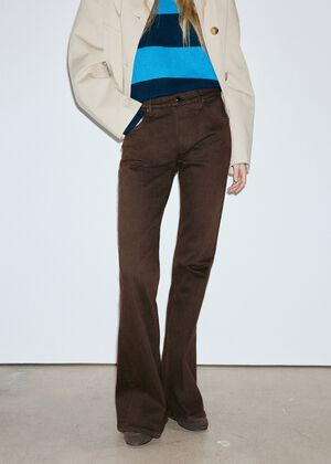 High waist flare jeans