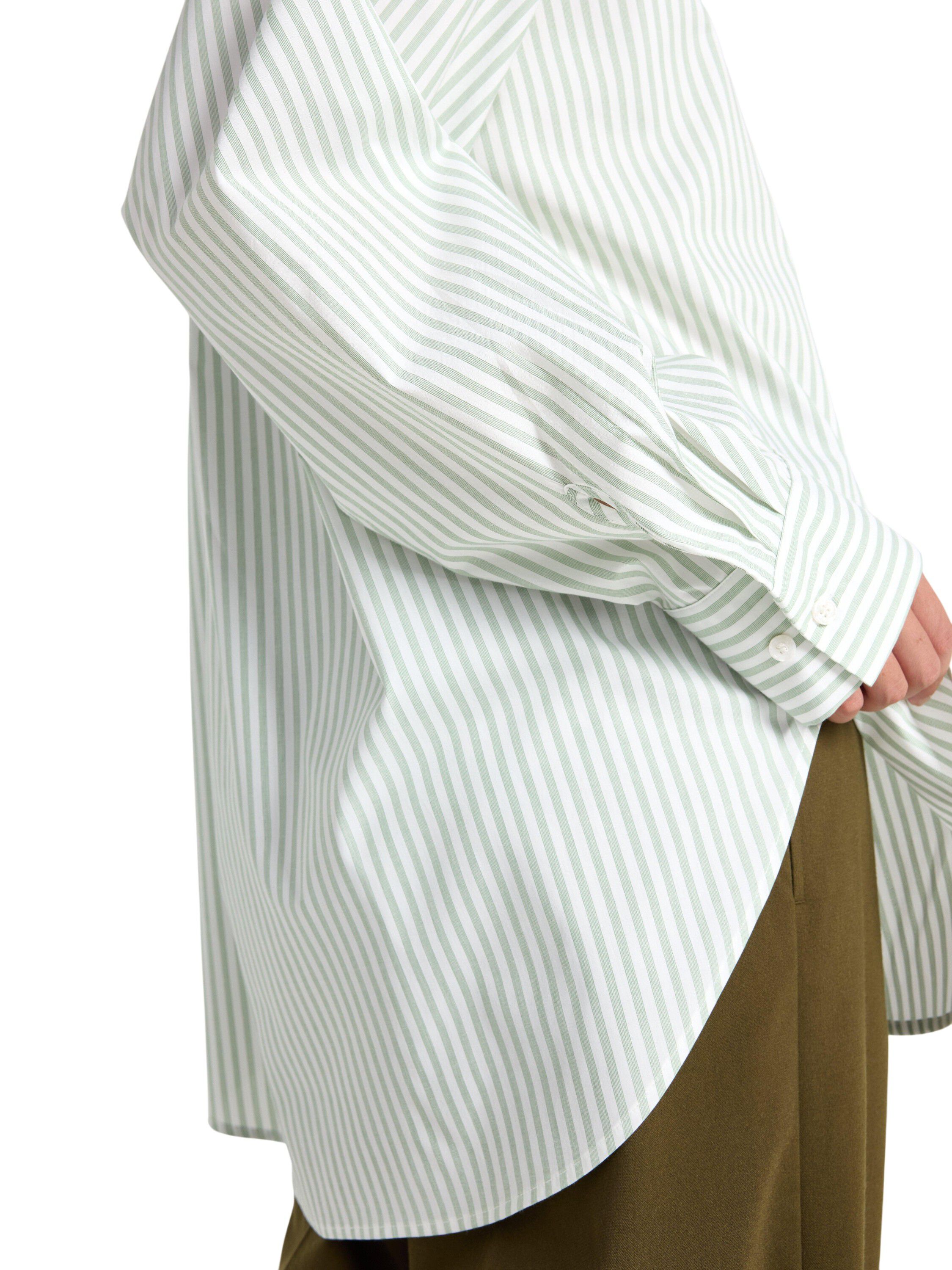 Oversized skjorte med lange &aelig;rmer