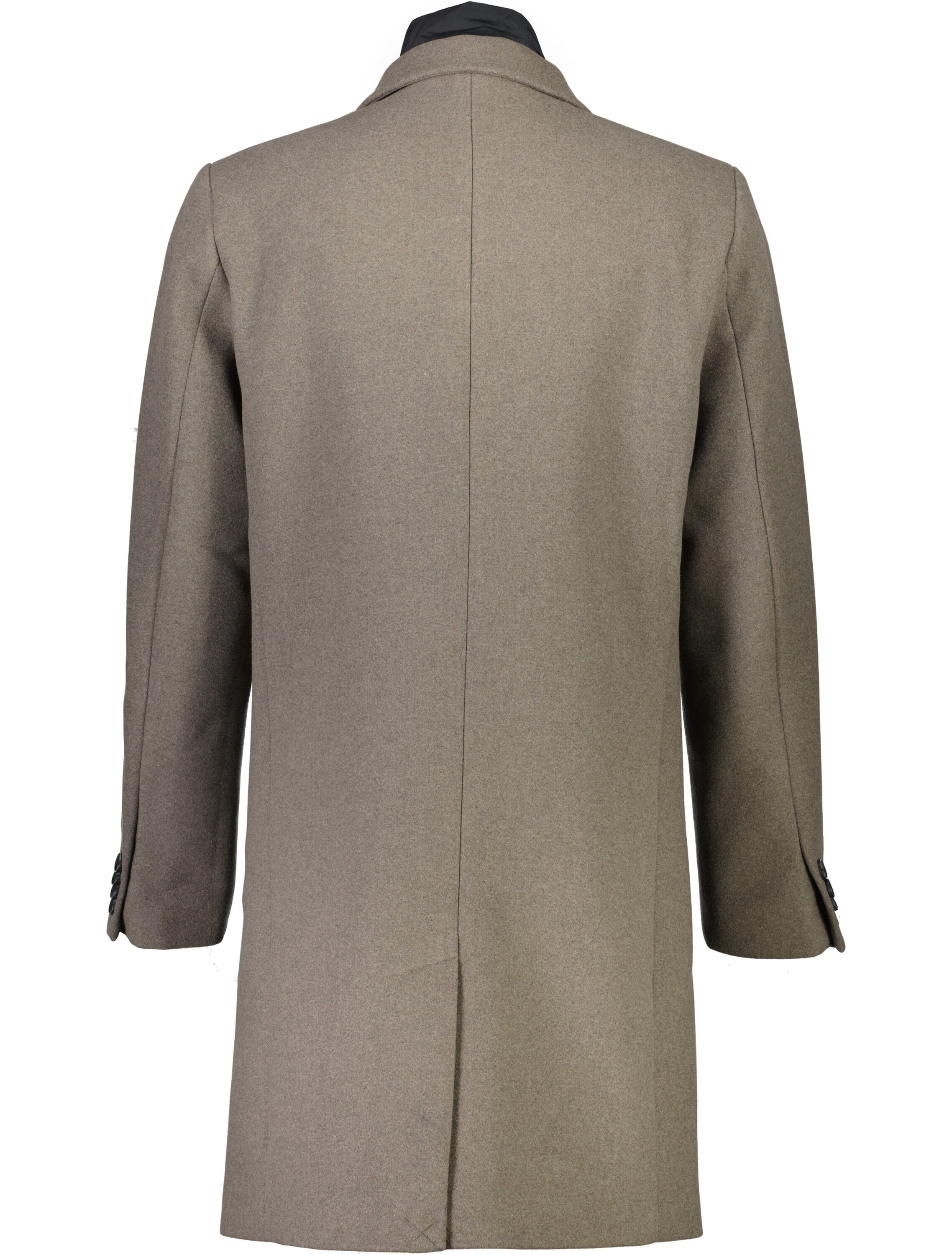 Detachable collar lapel coat