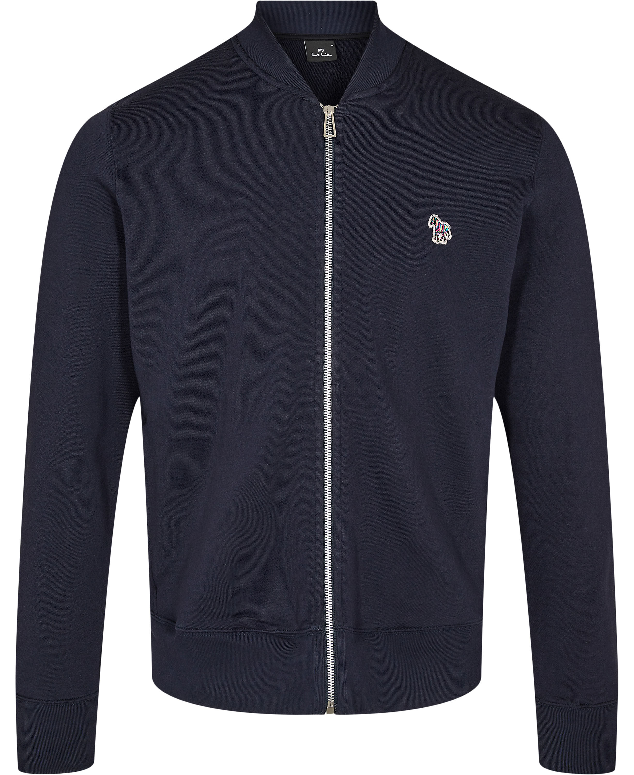 MENS REG FIT ZIP BOMBER ZEBRA