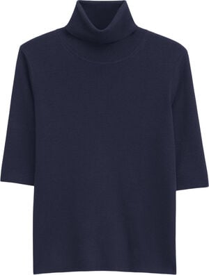 Merino Elbow Sleeve Top