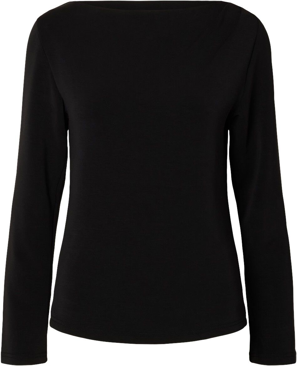 SLFTENNY LS DRAPED BOATNECK TOP