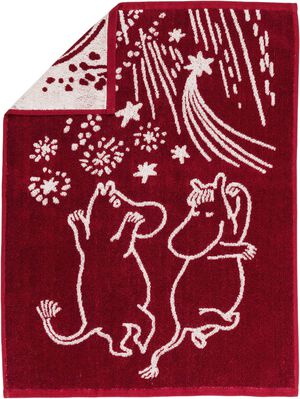 Moomin Arabia 50x70cm h&aring;ndkl&aelig;de Festlige &Oslash;jeblikke GOTS