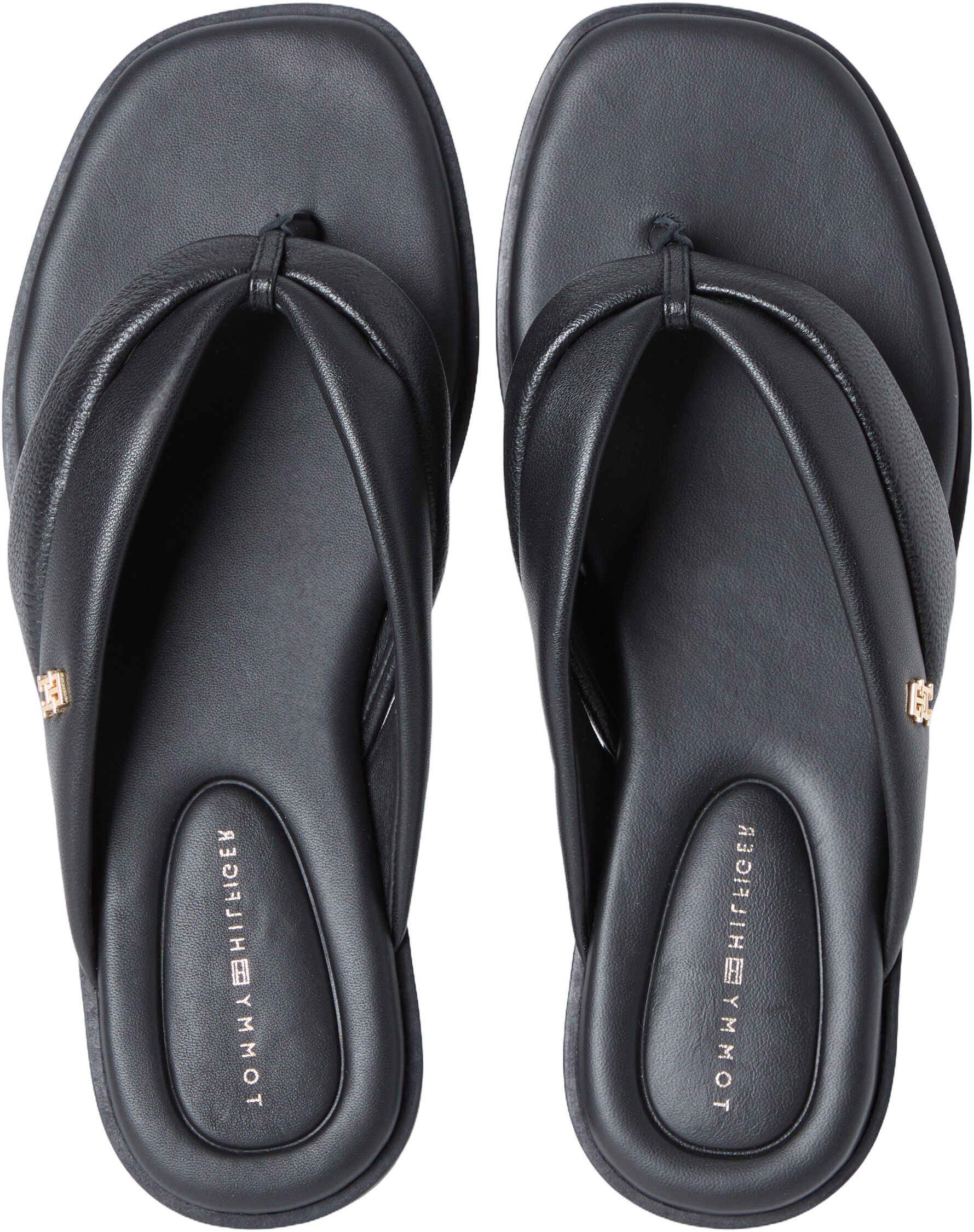 Leather Toe Post Flat Sandals