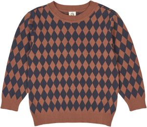 Harlequin knit sweater