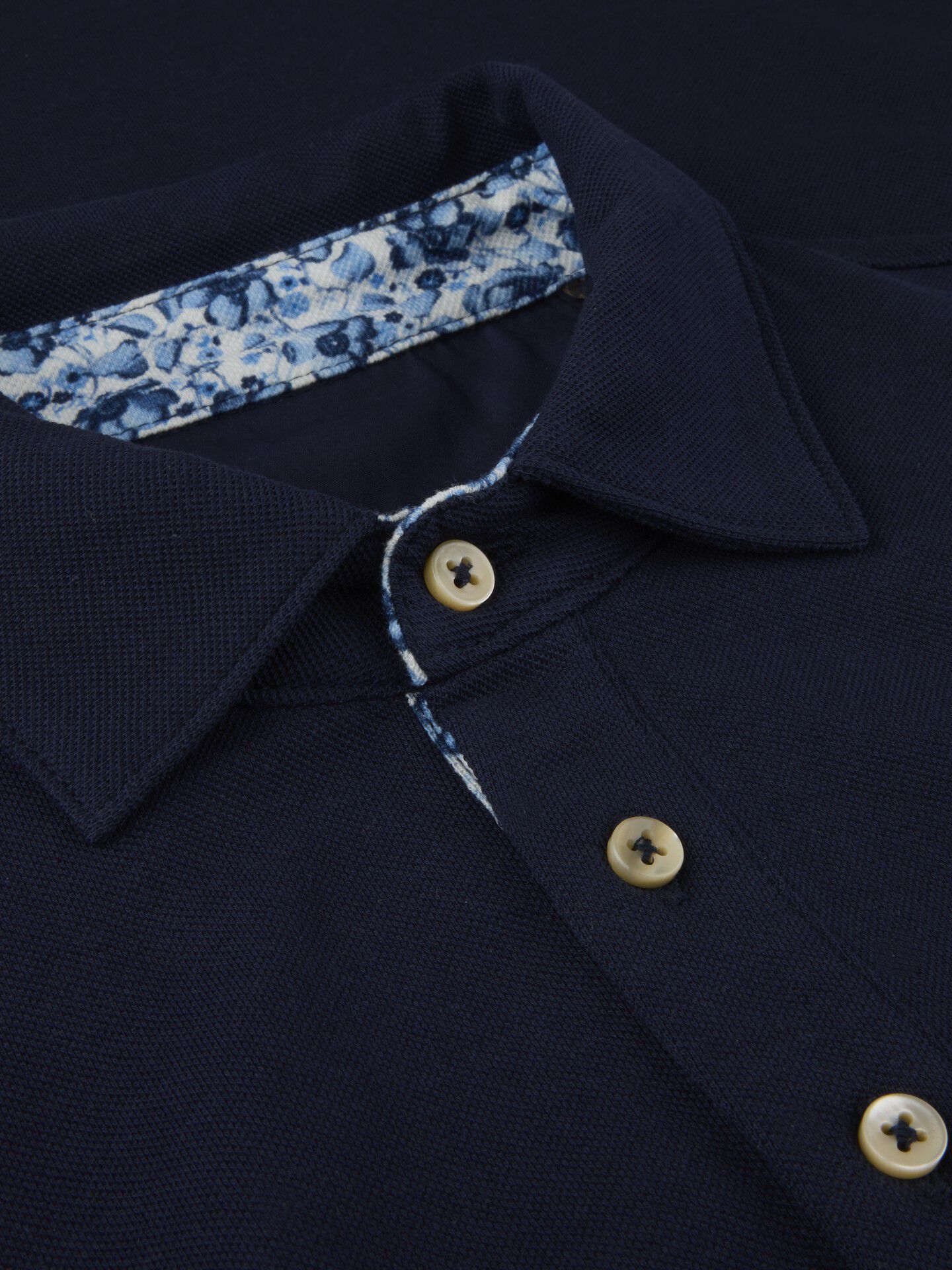 Polo Shirt Contrast Organic Cotton Pique