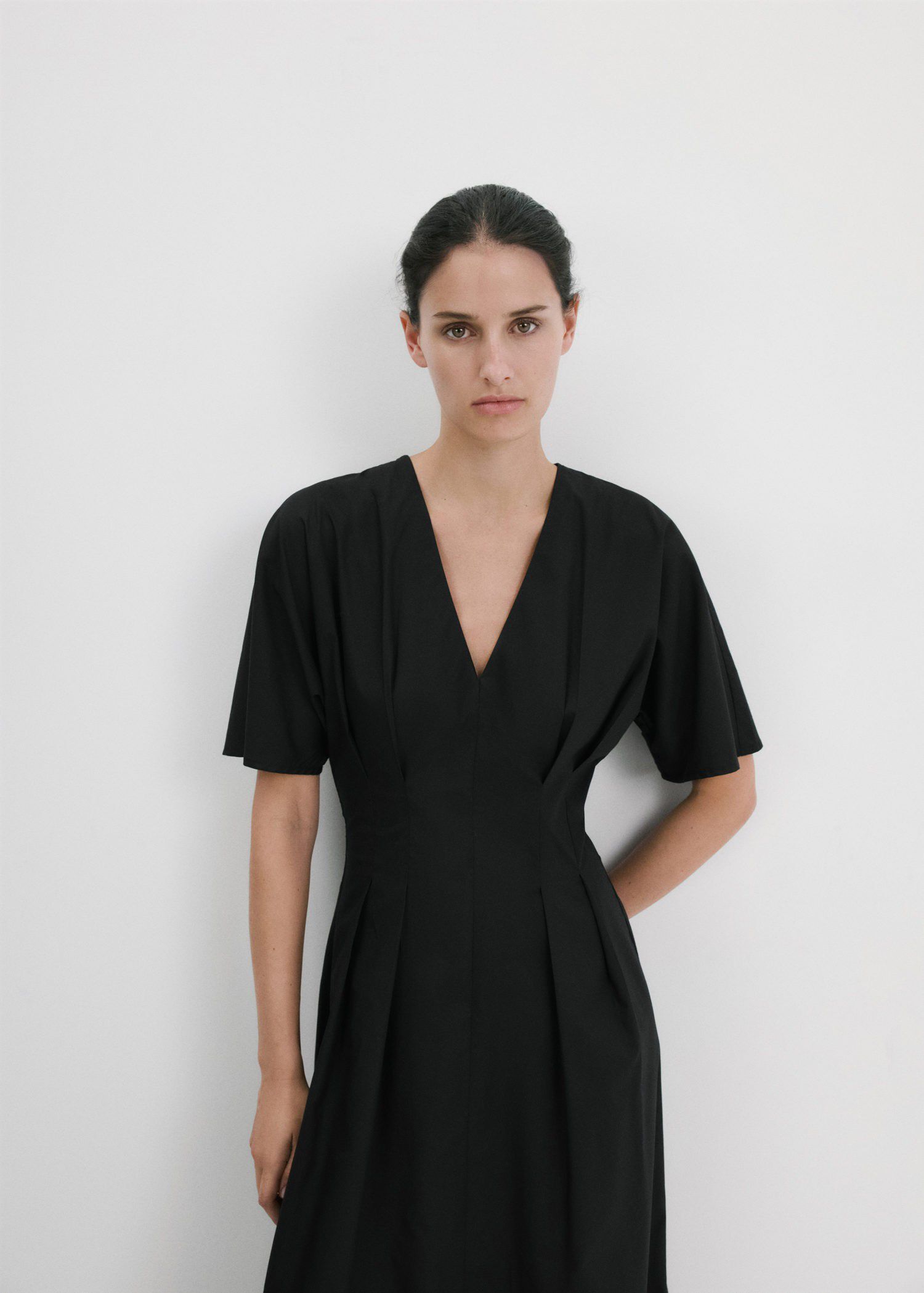 A-line lyocell dress