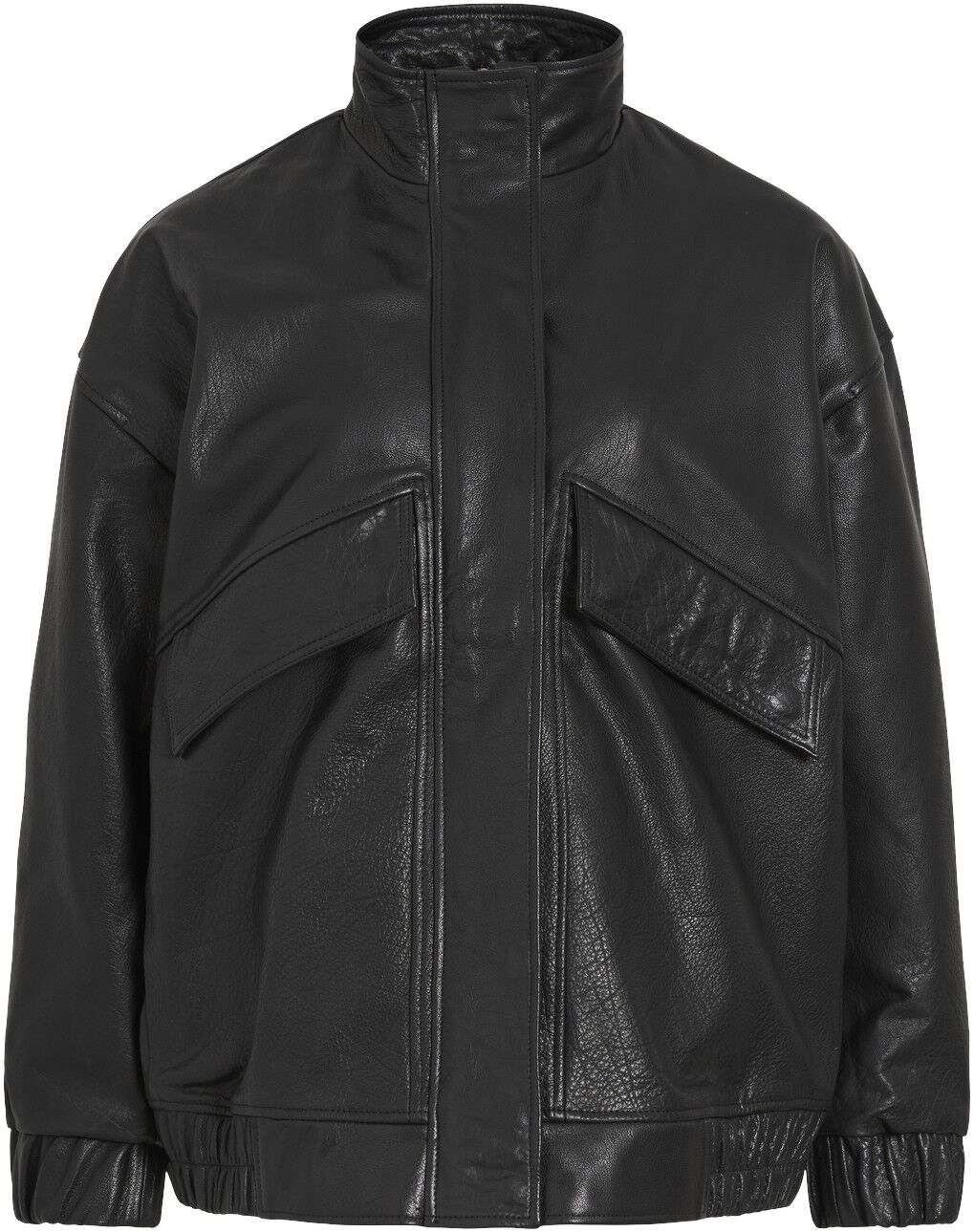 Rousimone L/S Oversized Leather Jacket/1