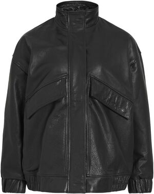 ROUSIMONE L/S OVERSIZED LEATHER JAC