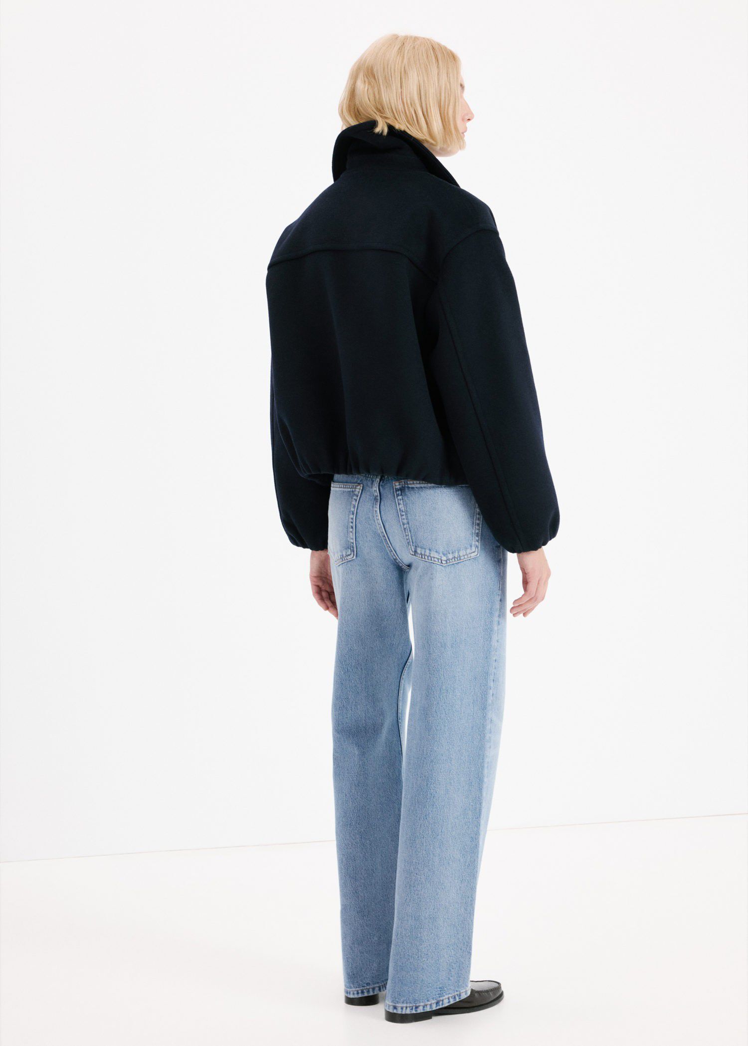 Straight low-waist jeans