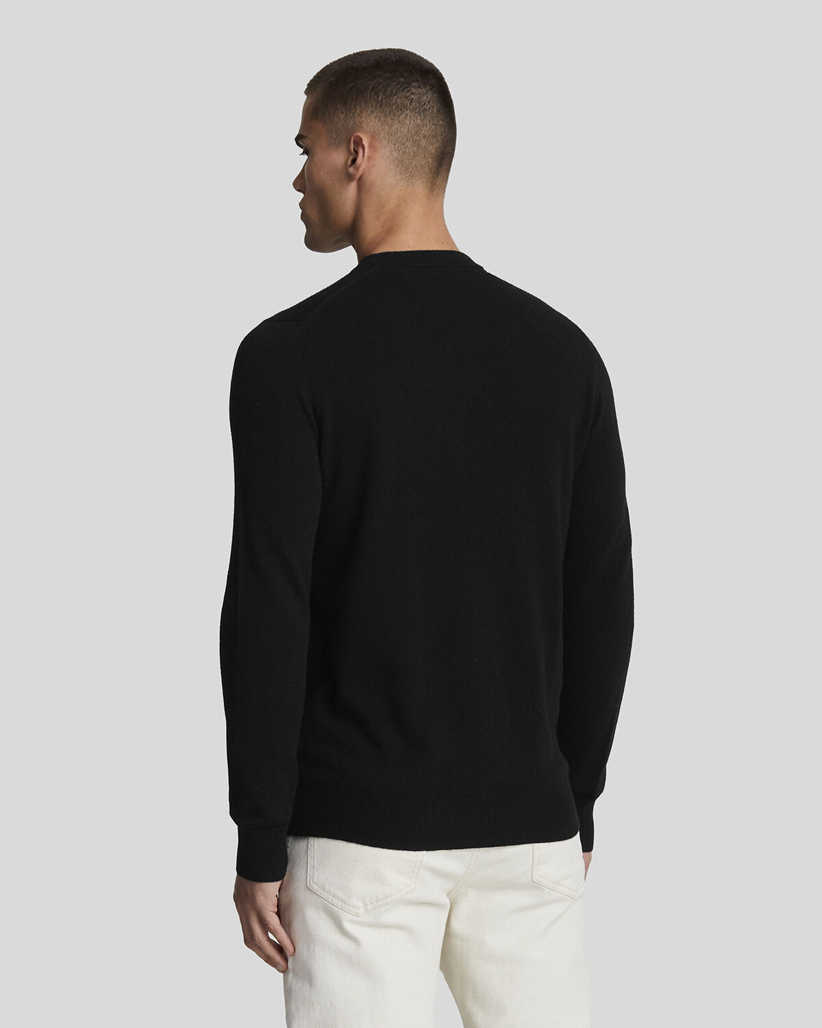 Lambswool Blend Crew Neck Jumper