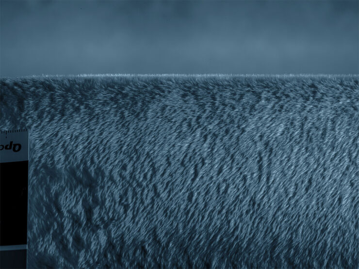 Värmetäcke i blått 180 cm x 130 cm HD 75 OC