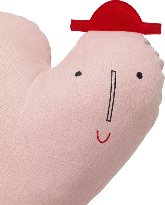 Heart Cushion - Dusty Rose