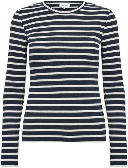 LR-NEDDIE 2 T-shirt M&oslash;rk bl&aring;