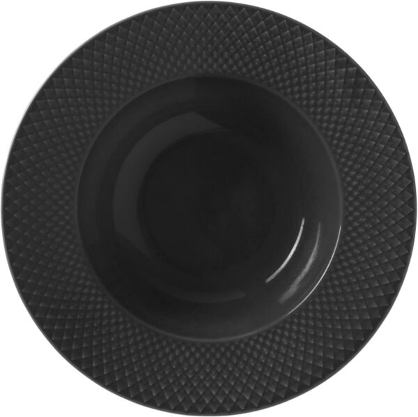 Rhombe Earth Dyb tallerken Ø24. 5 cm slate