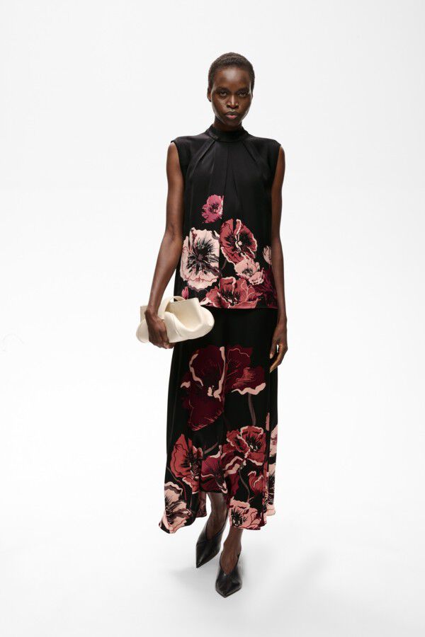 ZiomaIW printet Skirt