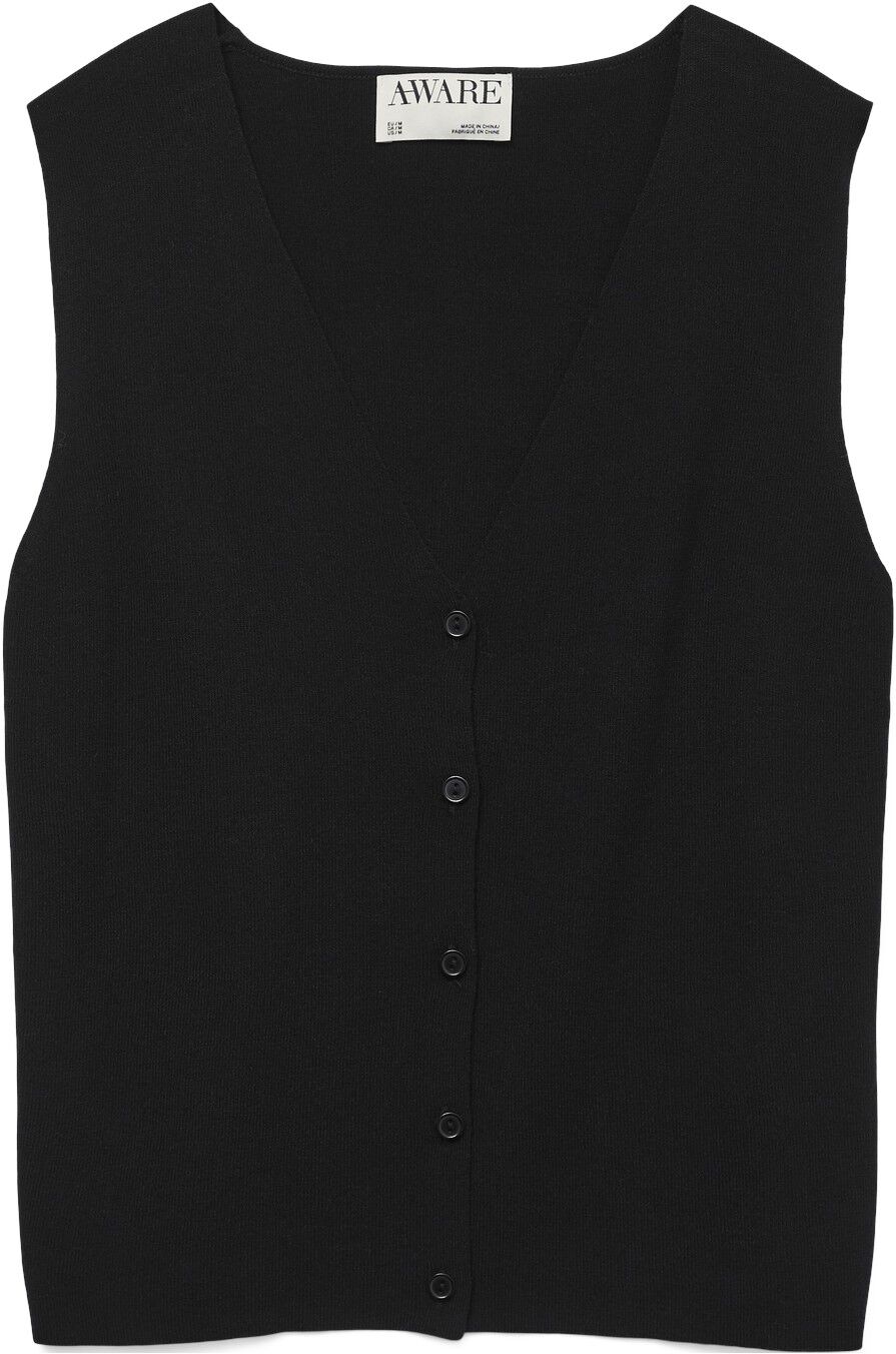AWSIMONE SL V-NECK KNIT VEST