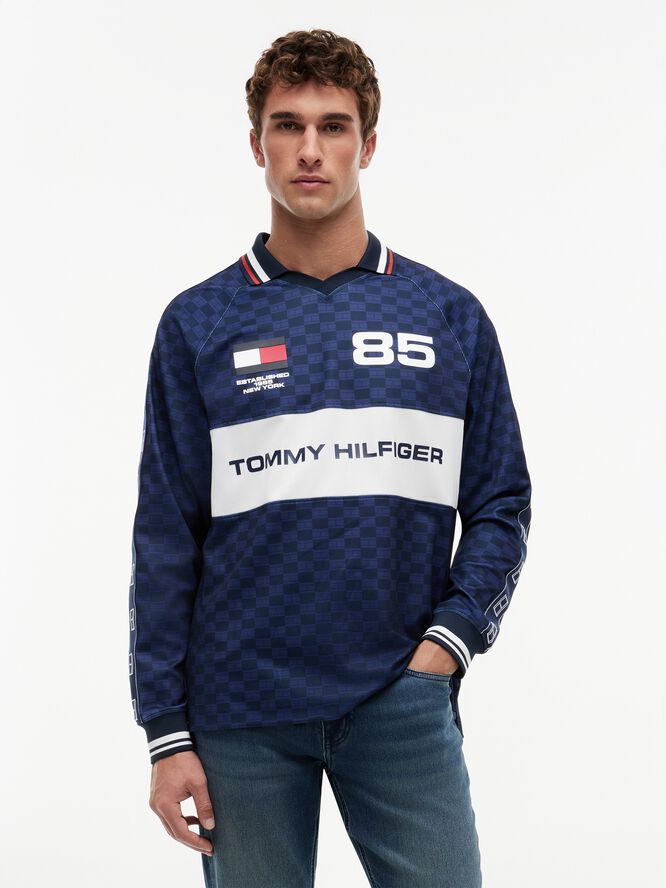 COUNTRIES LS PIQUE PRINTED RUGBY