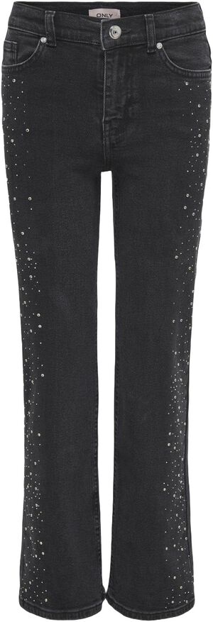 KOGJUICY HW RHINESTONE WIDE LEG DNM