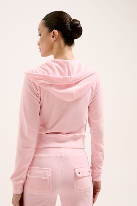 Robertson Classic Velour Zip Trough Hoodie